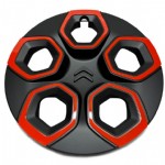 Citroen Ami Jant Kapağı Turuncu Renk Orjinal