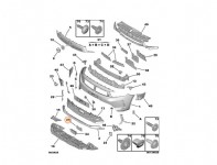 Opel Corsa F Radar Kapağı Orjinal