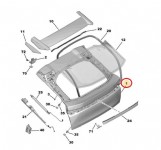 Peugeot 3008 P64 Bagaj Kapağı Orjinal