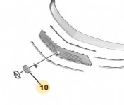 Opel Astra L Amblem Tutucu Siyah Orjinal