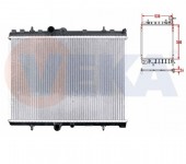 Citroen C5 Su Radyatörü 2.0 Dizel Otomatik Veka