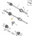 Opel Frontera Ov24 Sağ Ön Aks Orjinal