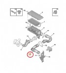 Citroen C3 A51 Hava Filtre Dinlendirici Hortumu Orjinal