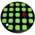 Citroen Ami Jant Kapağı Yeşil Renk Makyajlı Orjinal