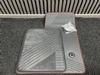 Citroen Ami Kauçuk Paspas Takımı Turuncu Çizgili Orjinal