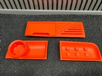 Citroen Ami Ön Konsol Torpido Saklama Alan Takımı Turuncu Orjinal